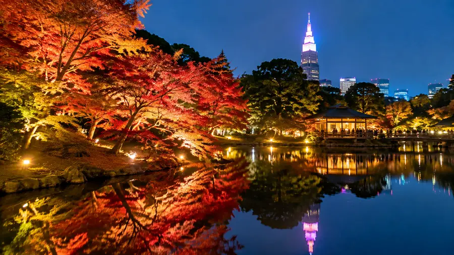 Shinjuku Gyoen Night Illuminations & Events